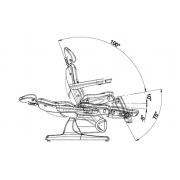 Косметологическое кресло "HZ-3870" 3 мотора