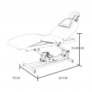 Массажная кушетка "HZ-3693A" 1 мотор