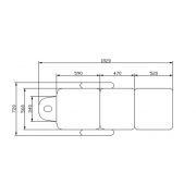 Косметологическое кресло "HZ-3705" 1 мотор