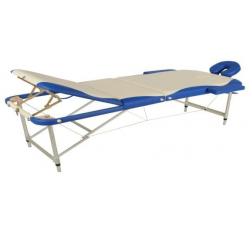Массажный стол складной алюминиевый JFAL03 М/К (3-х секционный)