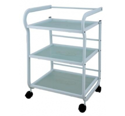 Столик косметологический (металл/стекло) - н02