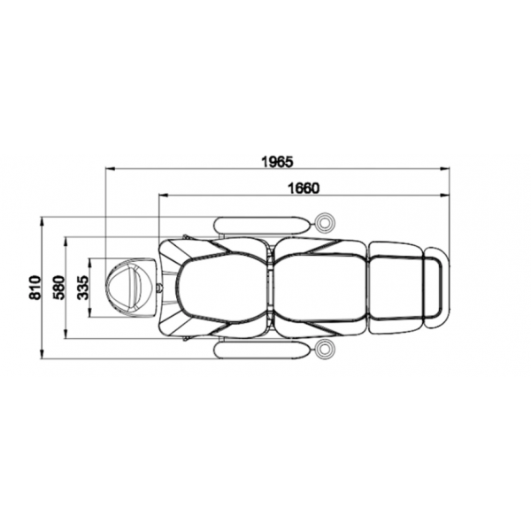 Косметологическое кресло "HZ-3870" 3 мотора