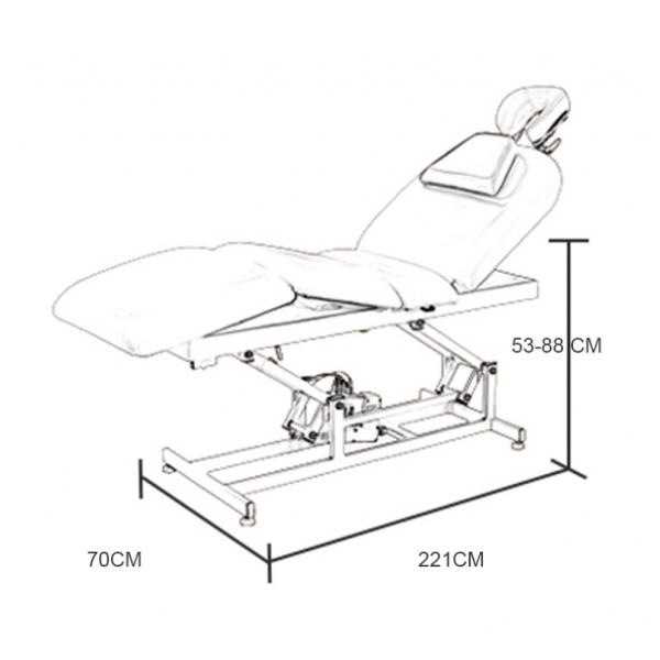 Массажная кушетка "HZ-3693A" 1 мотор