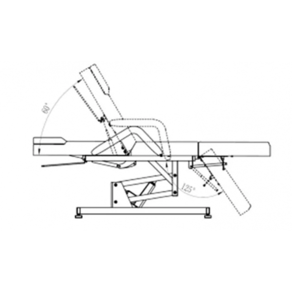 Косметологическое кресло "HZ-3673A" 1 мотор