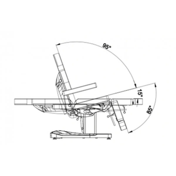 Косметологическое кресло "HZ-3803A" 2 мотора