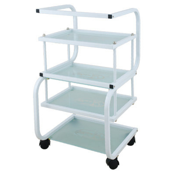 Столик косметологический (металл/стекло) - н01